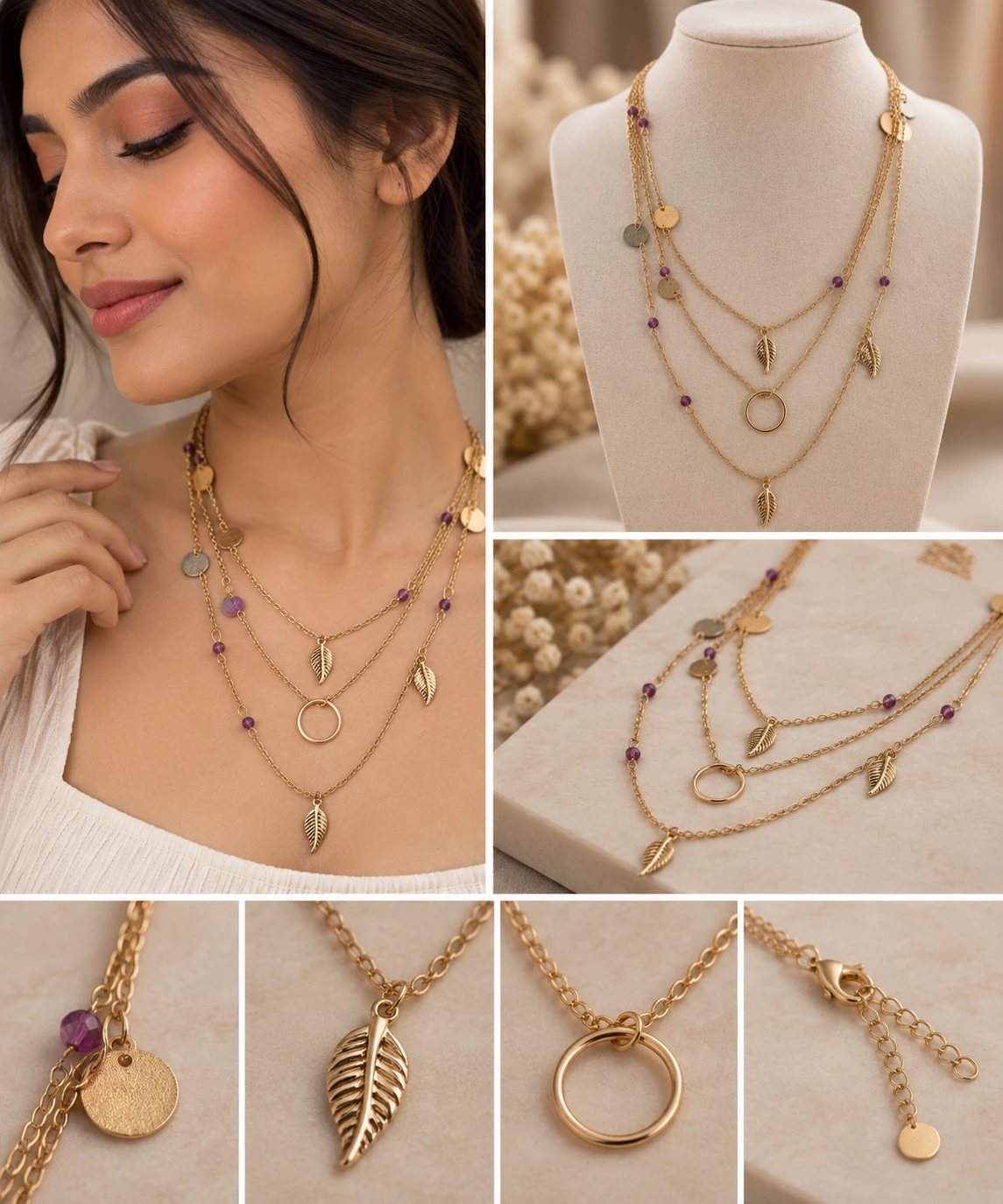 Nature Luxe Multi-Layer Necklace