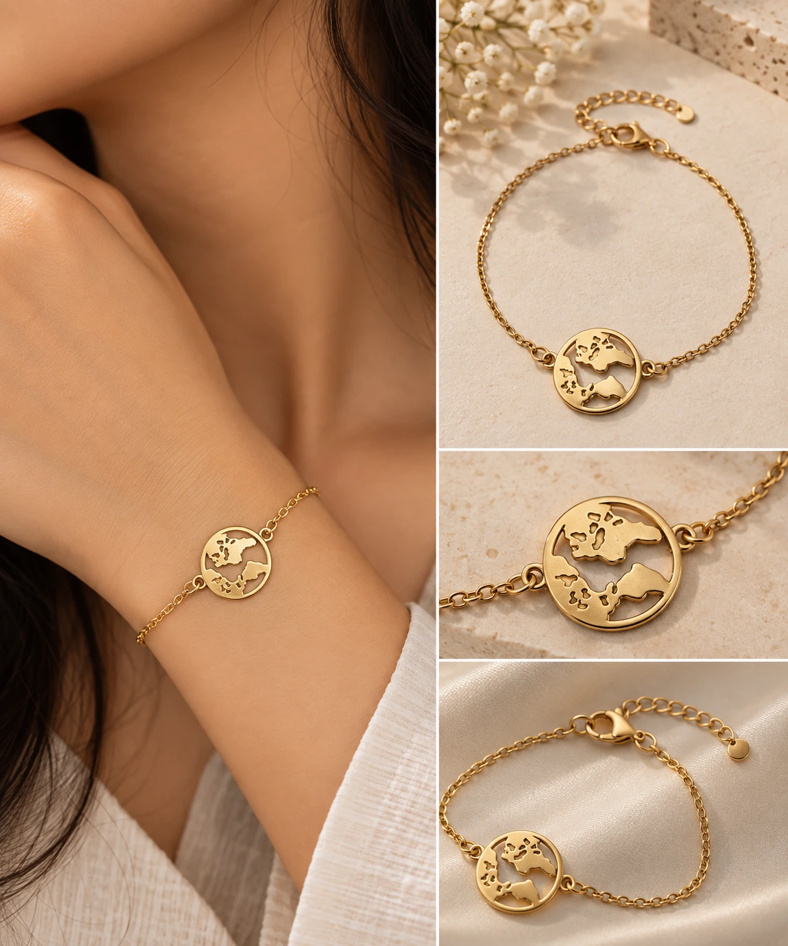 Wanderlust World Bracelet