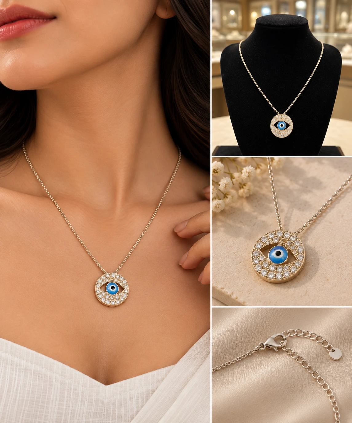 Trinaari Guardian Eye Necklace