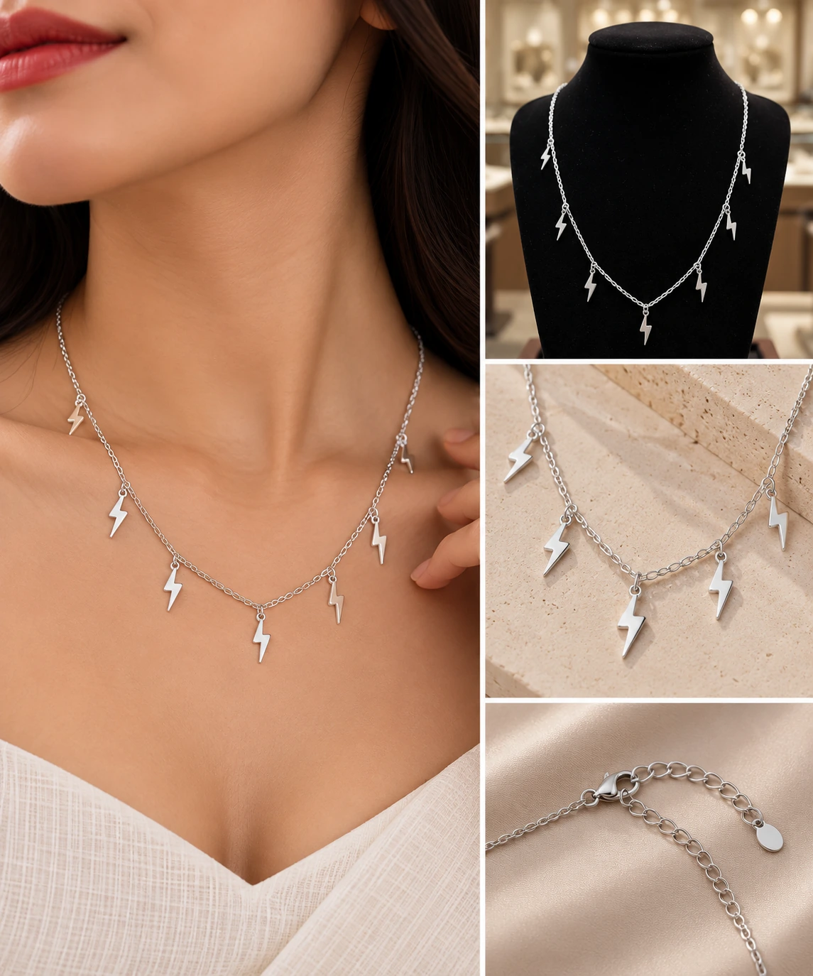 Electric Spark Necklace