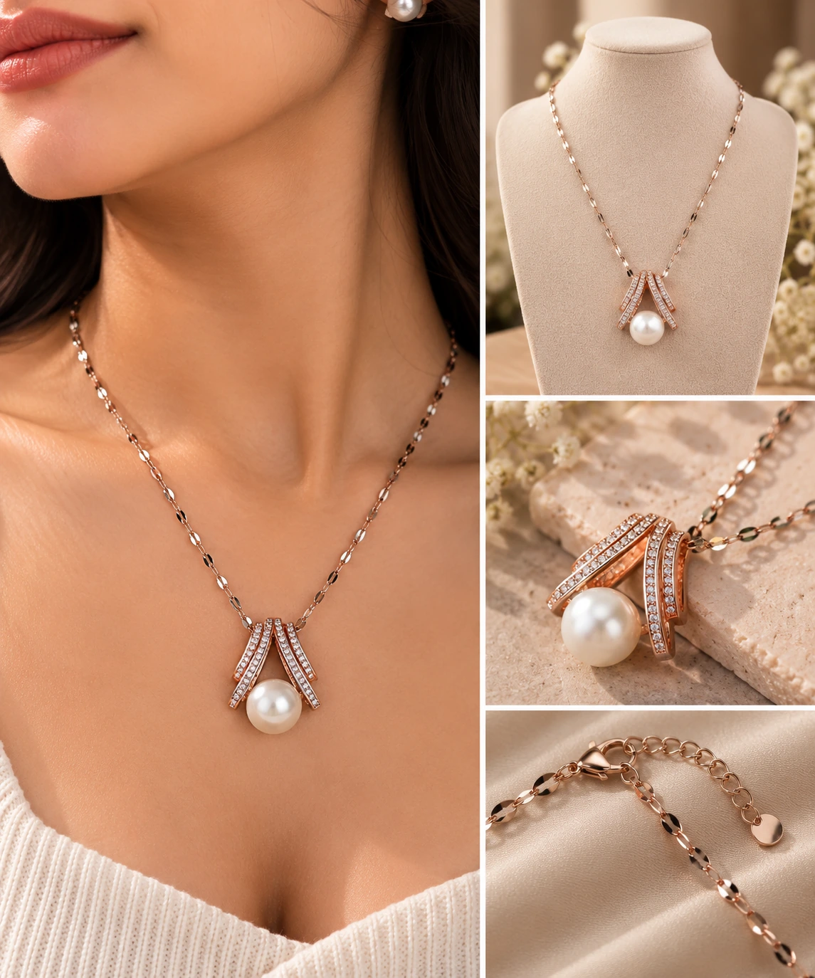 Eternal Pearl Elegance Necklace