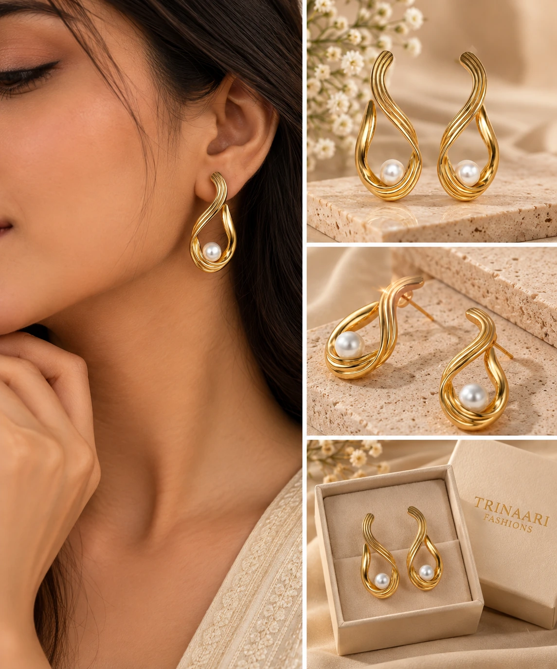 Royal Heritage Kundan Jhumkas