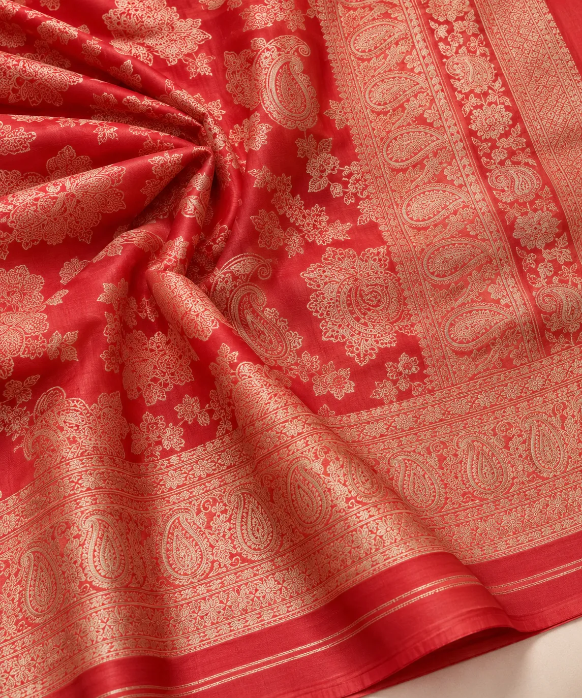 Nirvana Crimson Bridal Banarasi